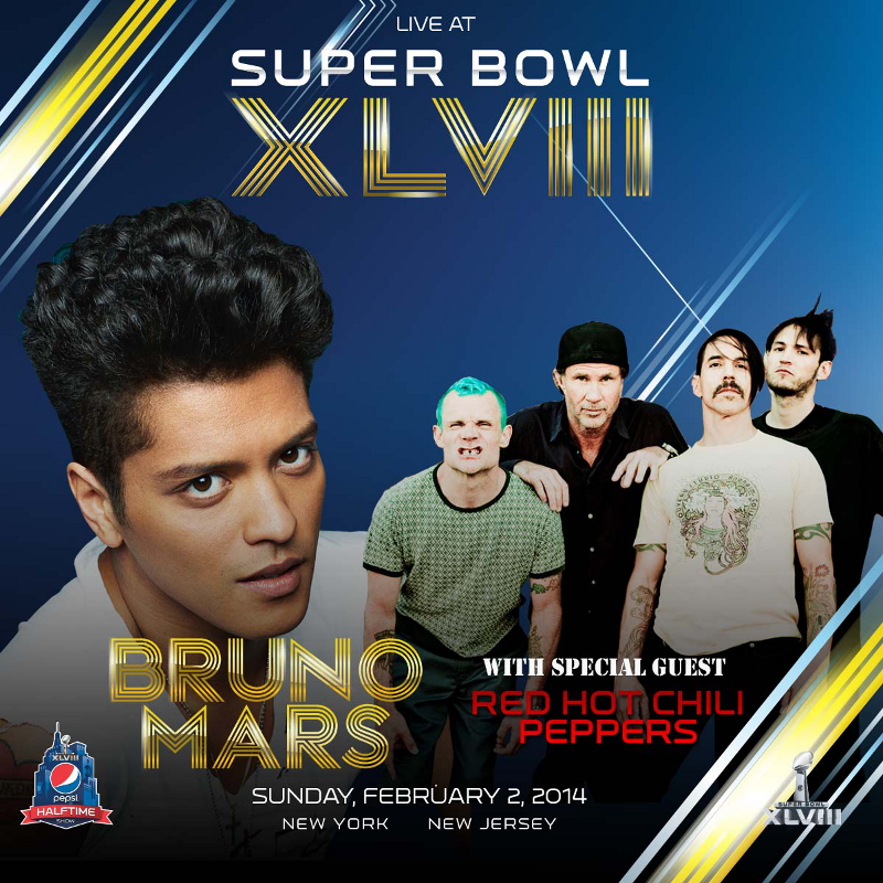 Bruno Mars Invites Chili Peppers to Join Him During Super