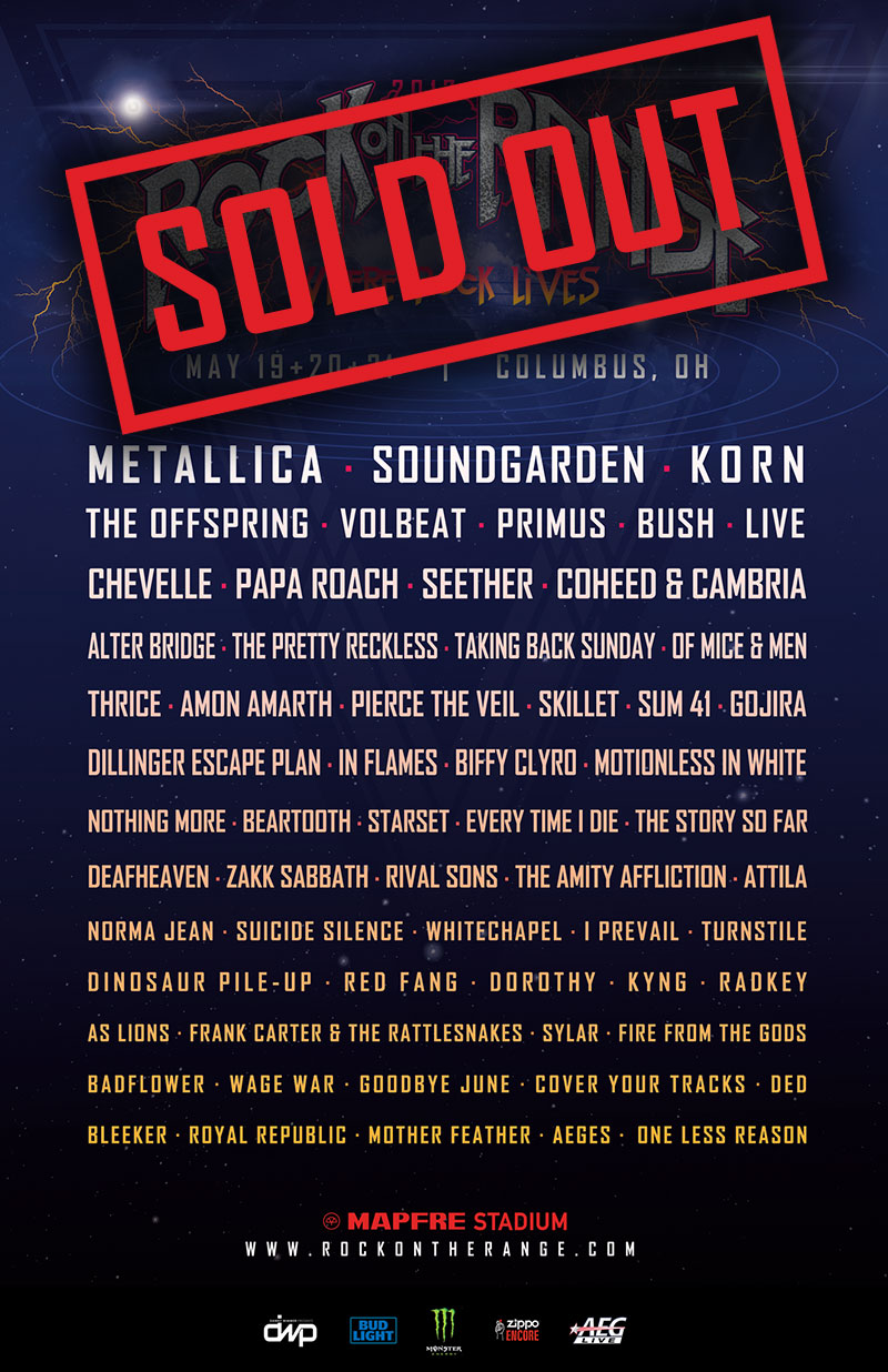 Rock on the Range sold out