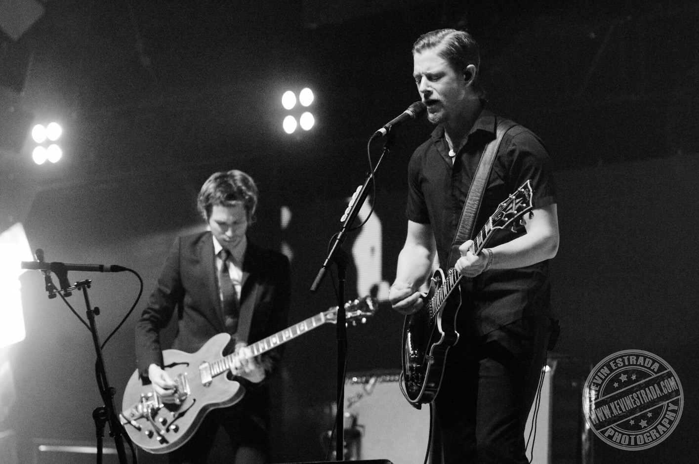 Interpol performing live at  the 25th Annual KROQ Almost Acoustic Christmas in Inglewood, CA USA