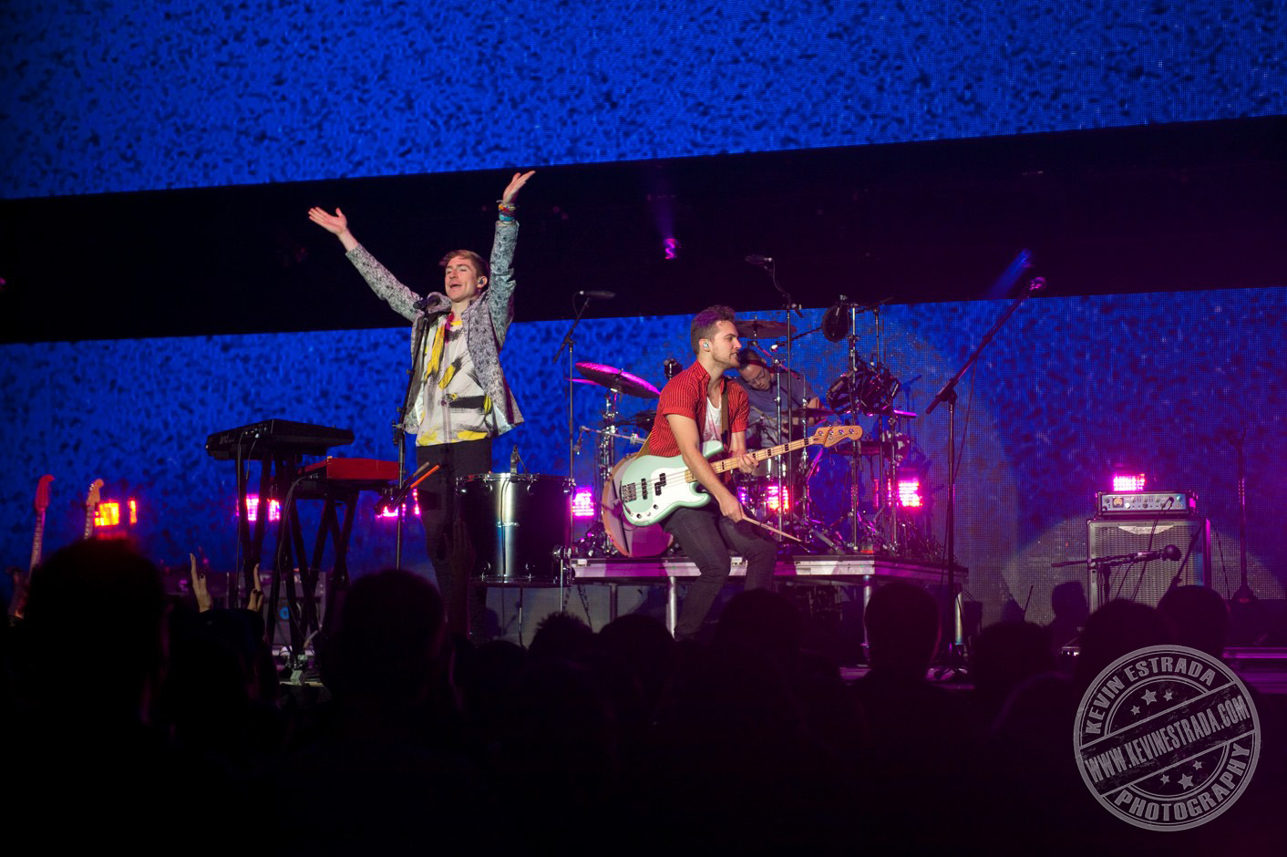 Walk The Moon performing live at  the 25th Annual KROQ Almost Acoustic Christmas in Inglewood, CA USA