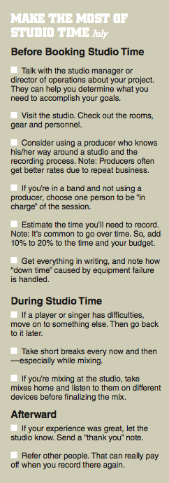 Studio Time MC 75 Tips