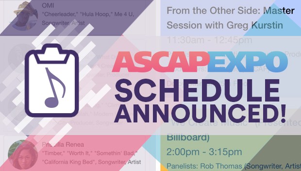 ascap expo schedule 2016