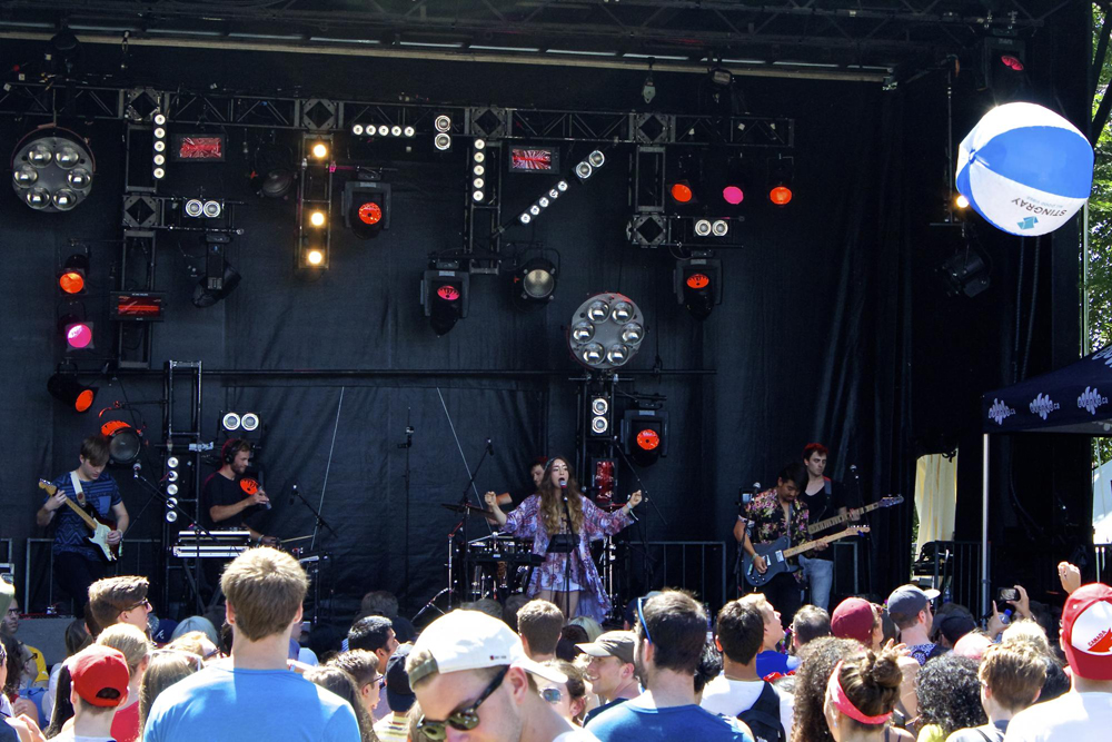 students performing music festivals berklee