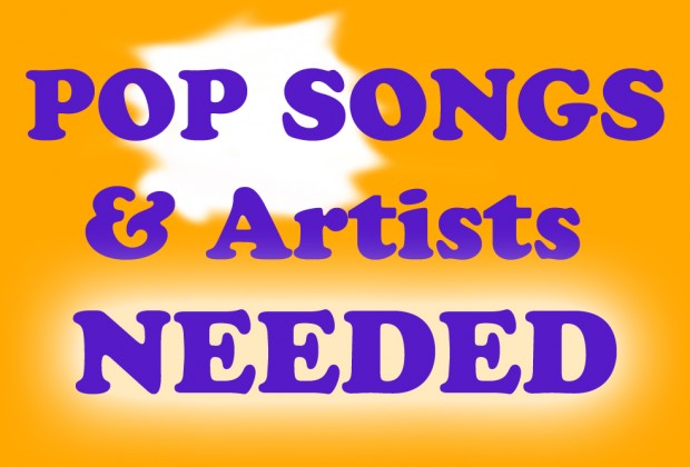 pop compilation seeking artists and songs