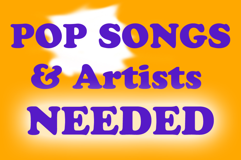 pop compilation seeking artists and songs