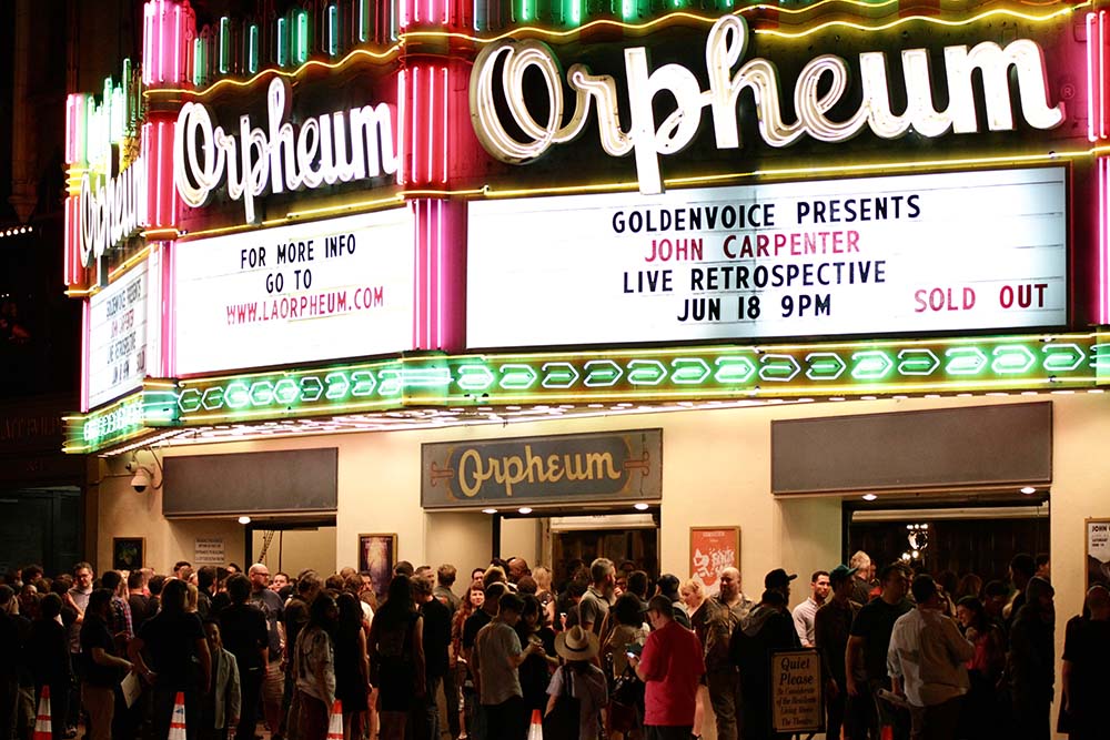 John Carpenter at Orpheum