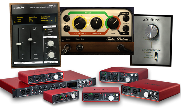 focusrite softube time and tone bundle music gear