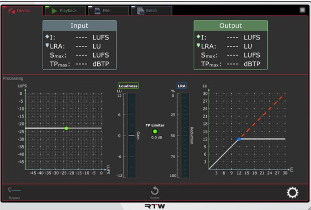 music gear rtw continuous loudness control