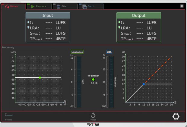 music gear rtw continuous loudness control