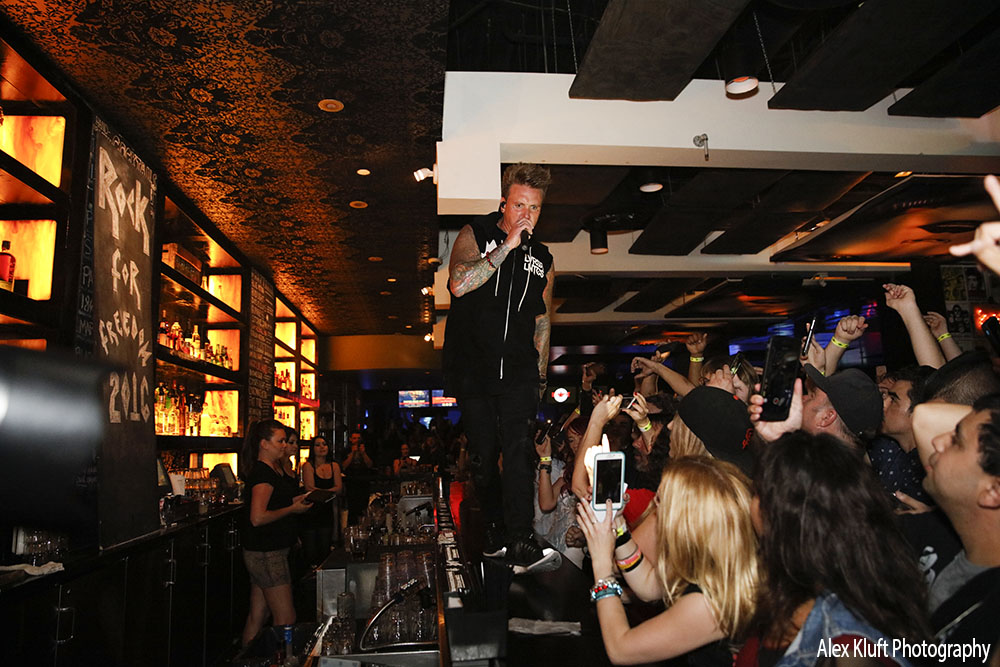 Rock For Freedom feat. Papa Roach at Lucky Strike Hollywood - photo Alex Kluft