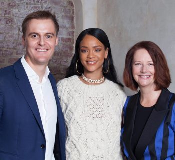 Rihanna partners with Global Partnership for Education and Global Citizen