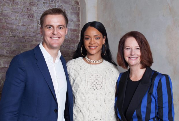 Rihanna partners with Global Partnership for Education and Global Citizen