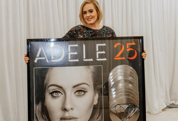 Adele - "25" goes 10x Platinum