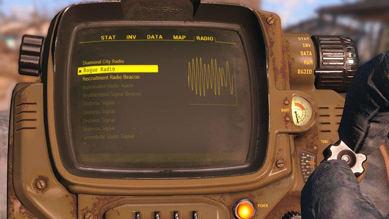 Rogue Radio Mod from Fallout 4