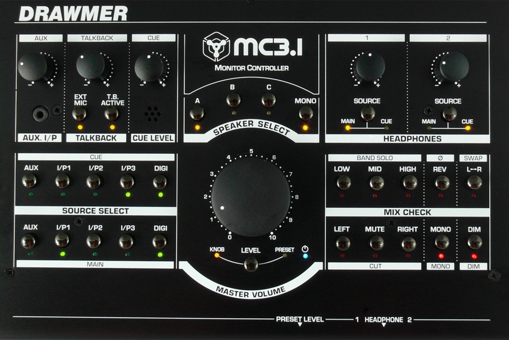 Drawmer MC3.1 Monitor Controller - music gear review