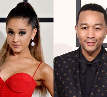 Ariana Grande & John Legend singing Beauty and the Beast