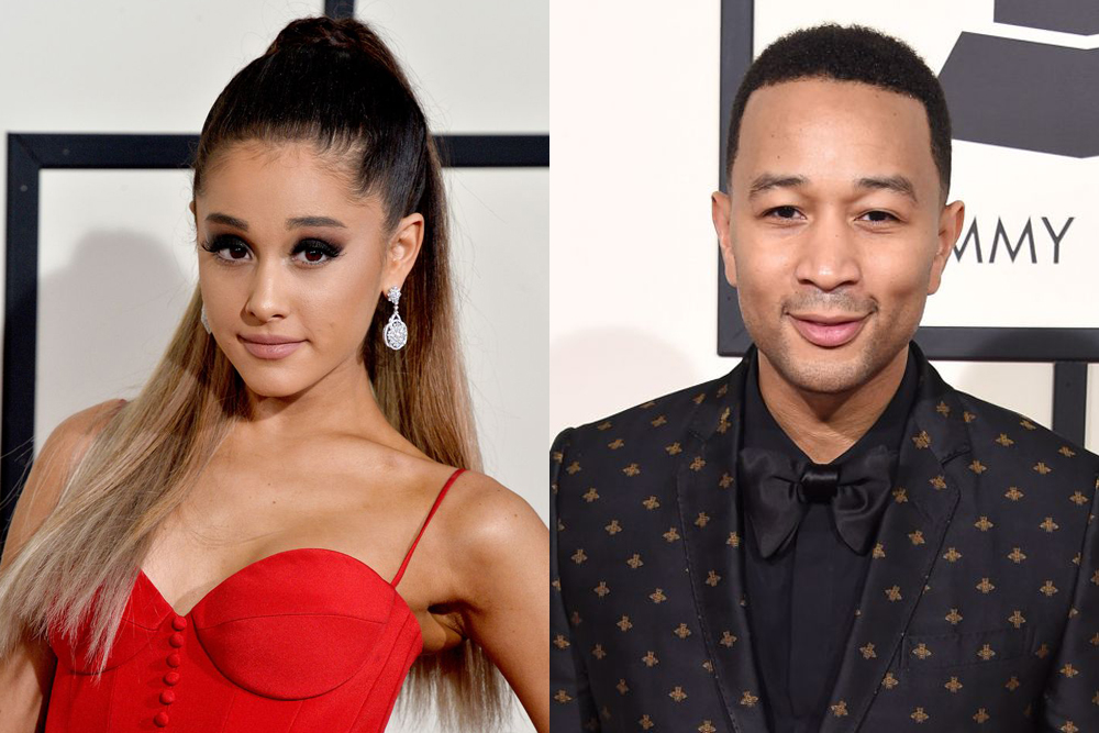 Ariana Grande & John Legend singing Beauty and the Beast