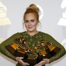 59th Grammy Awards Winners list - pictured: Adele