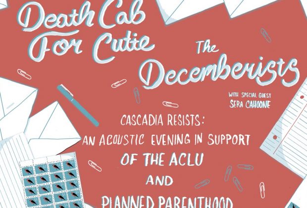 Death Cab for Cutie and the Decemberists benefit show