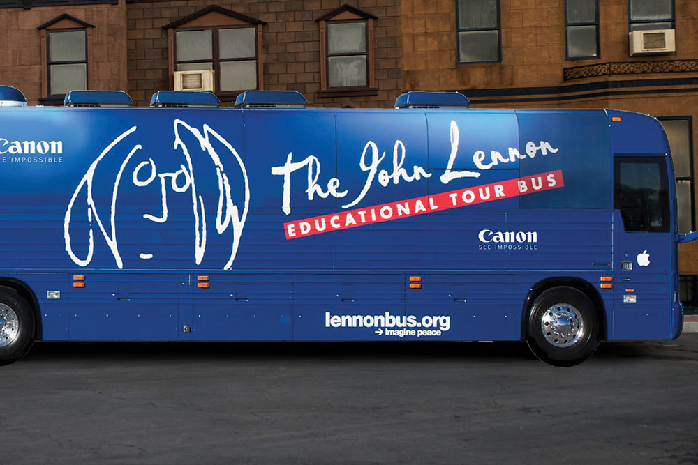 john lennon tour bus