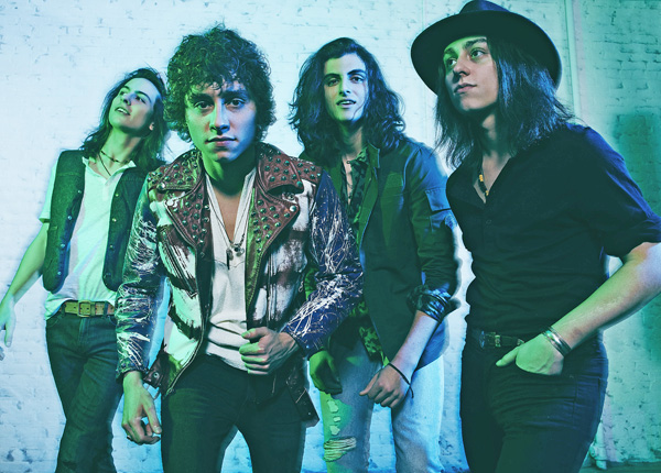 L-R: Sam Kiszka, Josh Kiszka, Danny Wagner, Jake Kiszka