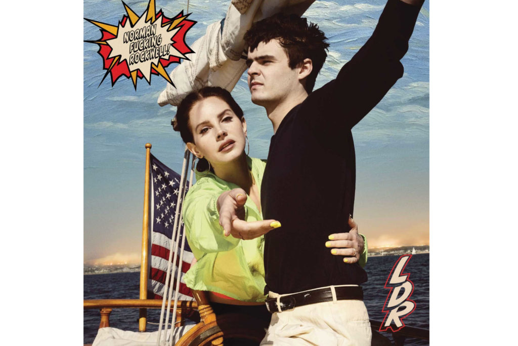 lana del rey norman rockwell t shirt