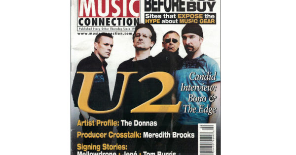 Jan. 20, 2003, Cover Story: U2 - Music Connection Magazine