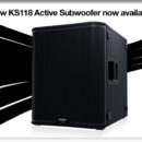 KS118 active subwoofer