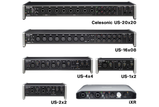 TASCAM US-16×08 インターフェイス