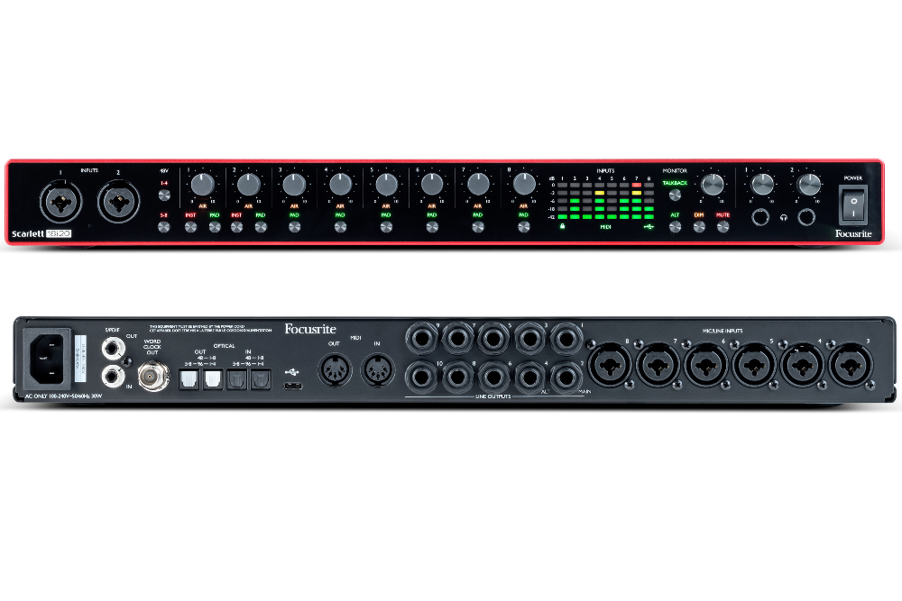 Focusrite Scarlett 2i2 3rd Generation Audio Interface - Bill's Music