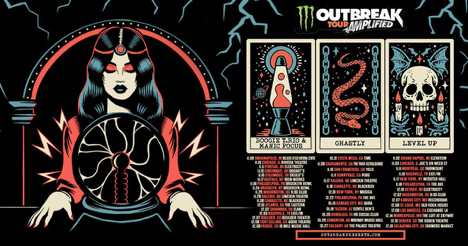 MONSTER ENERGY OUTBREAK TOUR ANNOUNCES “AMPLIFIED” EVENT SERIES