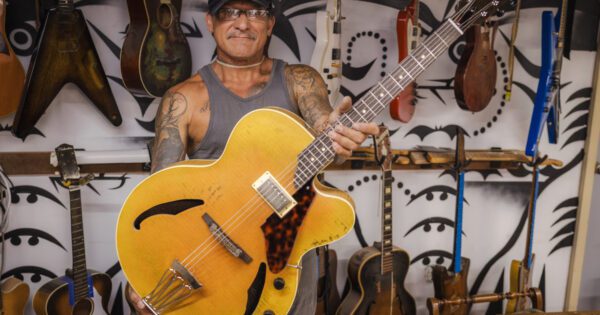 Cardboard Chaos: First Acoustic Guitar Made From Cardboard